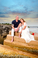 Brian and Michelle's engagement session at FD Beach