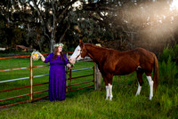 Elizabeth Mero's Equestrian senior session in Lithia FL