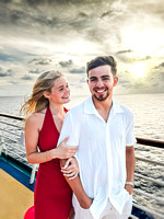 Charlie & Gracie's proposal session on The Grandeur of the Seas with Royal Caribbean