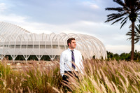 Nathan Bodie  Collage Graduate session at Florida Polytechnic University