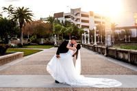 Esteban & Lilian's wedding day in Downtown Lakeland, FL